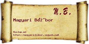 Magyari Bíbor névjegykártya